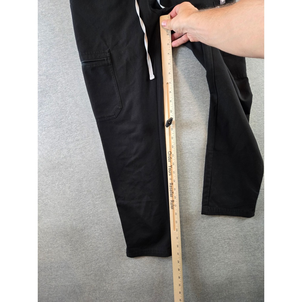 Figs Pants Womens‎ XS Black Yola Skinny Scrub Bottoms TW2000P Medical FionX - Picture 12 of 13